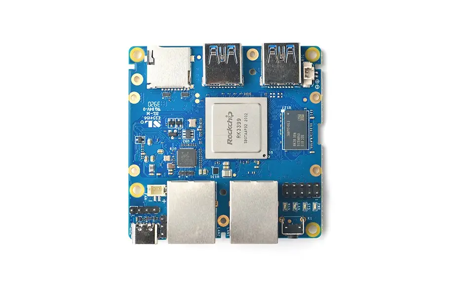 NanoPi R4SE: Dual GbE router gets a 32 GB eMMC flash Chip Nanopi R4se Router Board