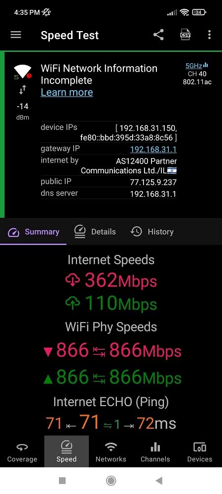Xiaomi Mi Ax1800 Test 2