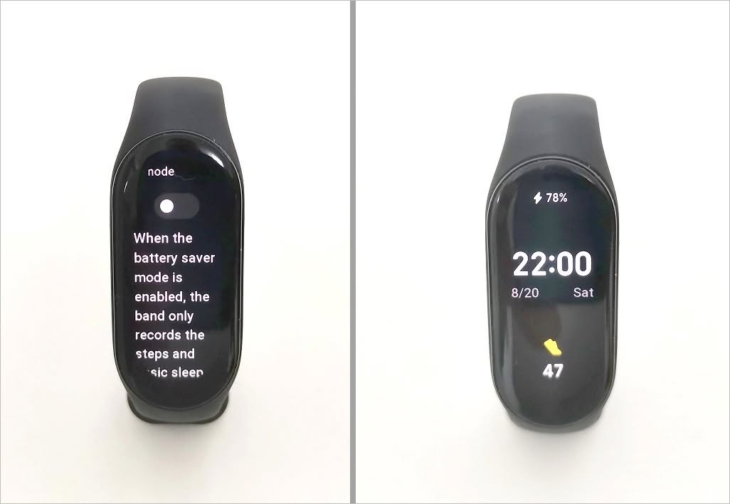 Smart Band 7 Battery Save Mode