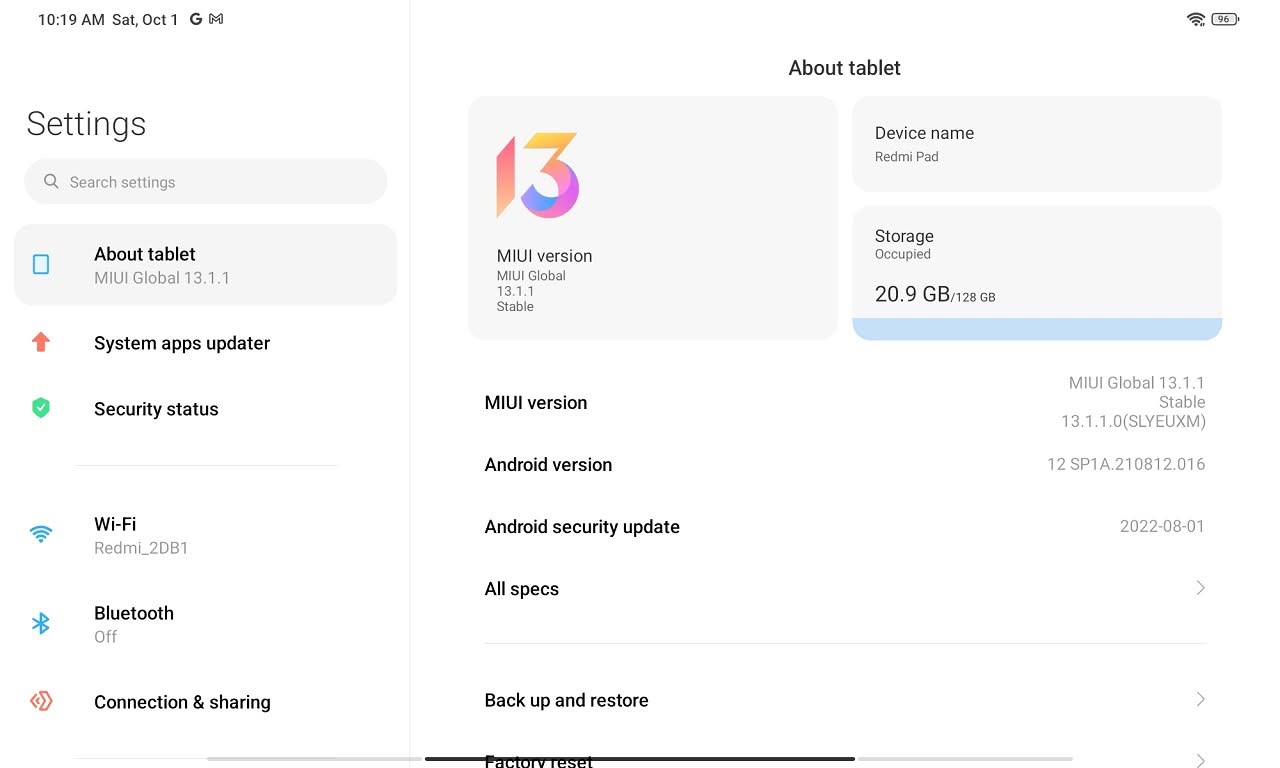 Redmi Pad 5 Os P4