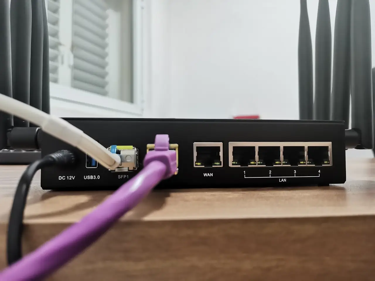 Banana Pi R3 Sfp Rj45 Test4