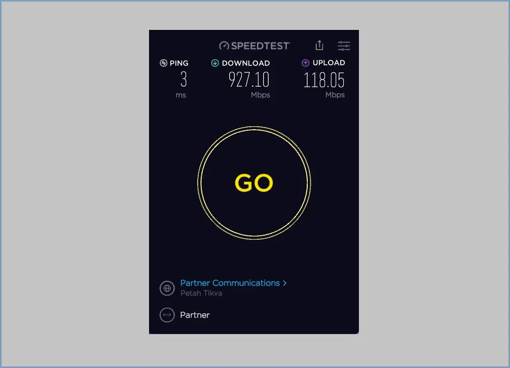 Banana Pi R3 Speed Test 3