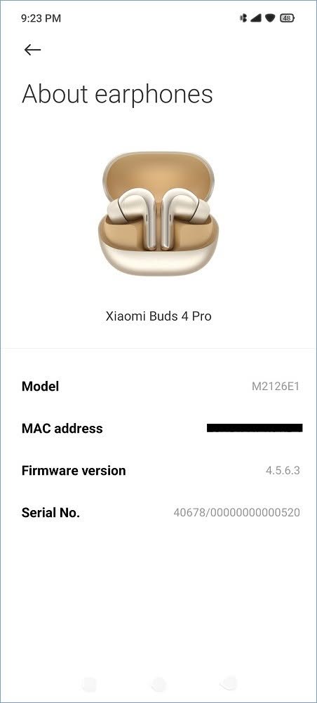 Xiaomi Buds App 5
