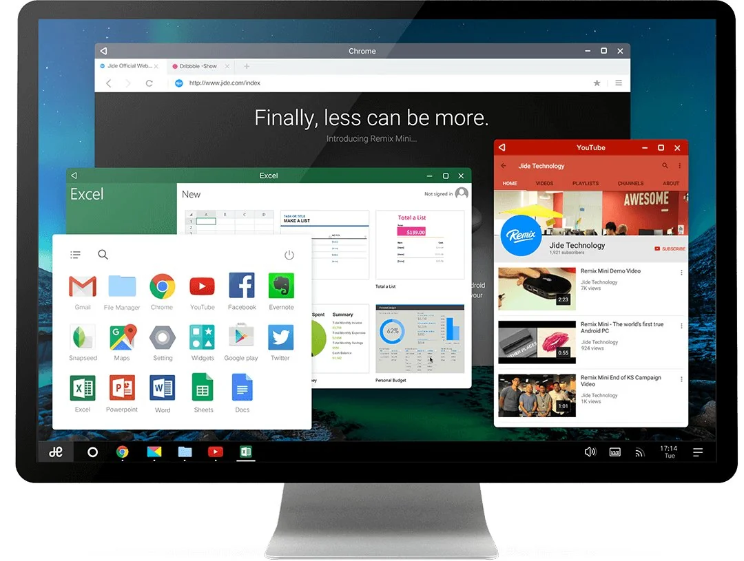 Poco Pad Desktop OS Example