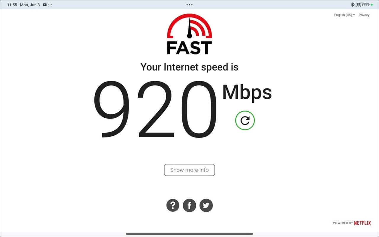 Poco Pad WiFi Test