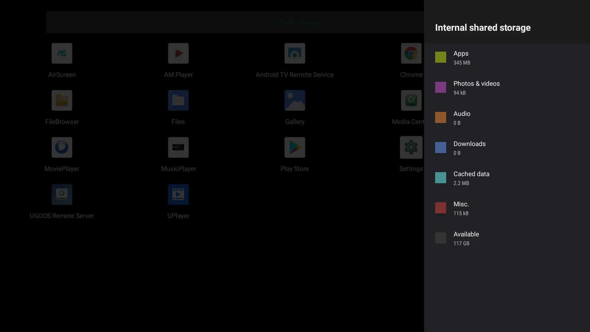 Ugoos SK1 Storage Space 1