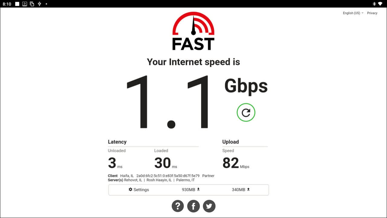 Ugoos SK1 WiFi Test 2