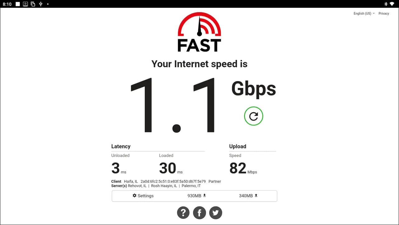 Ugoos SK1 WiFi Test 2