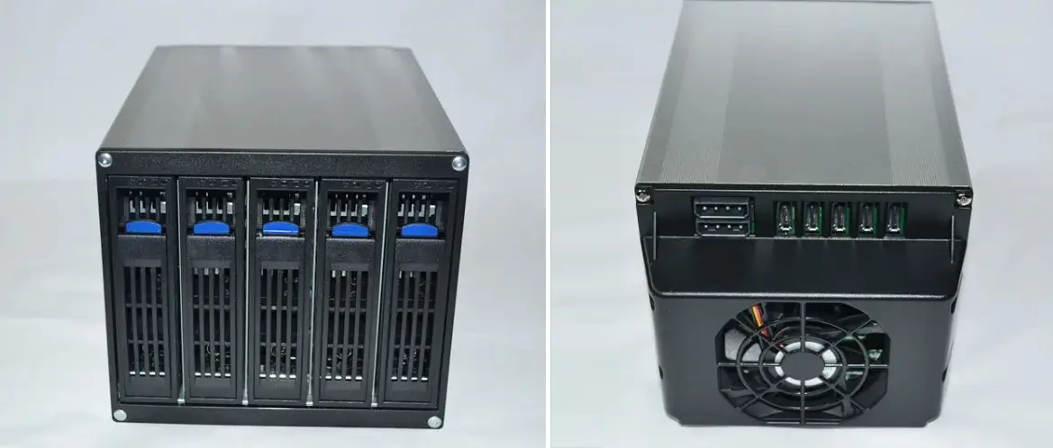 5 Rack 3.5 inch NAS Box