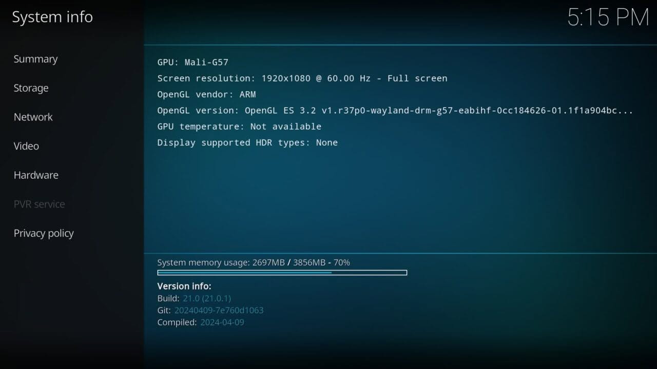 Ugoos SK1 Kodi P4