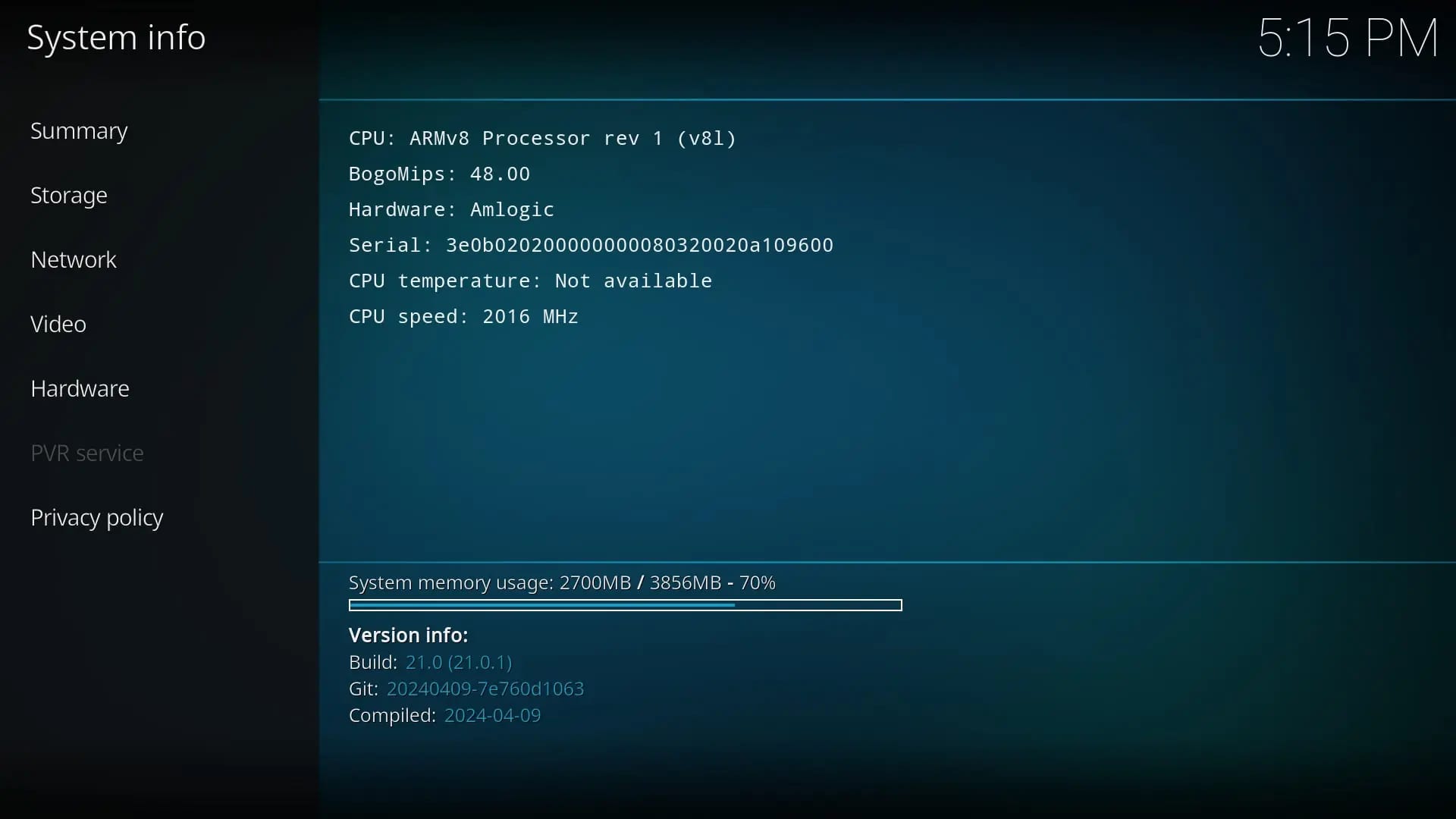 Ugoos SK1 Kodi P5