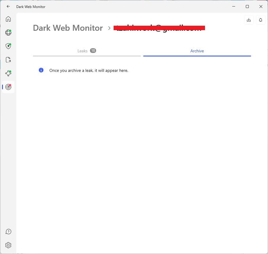NordVPN Dark Web Monitor 2