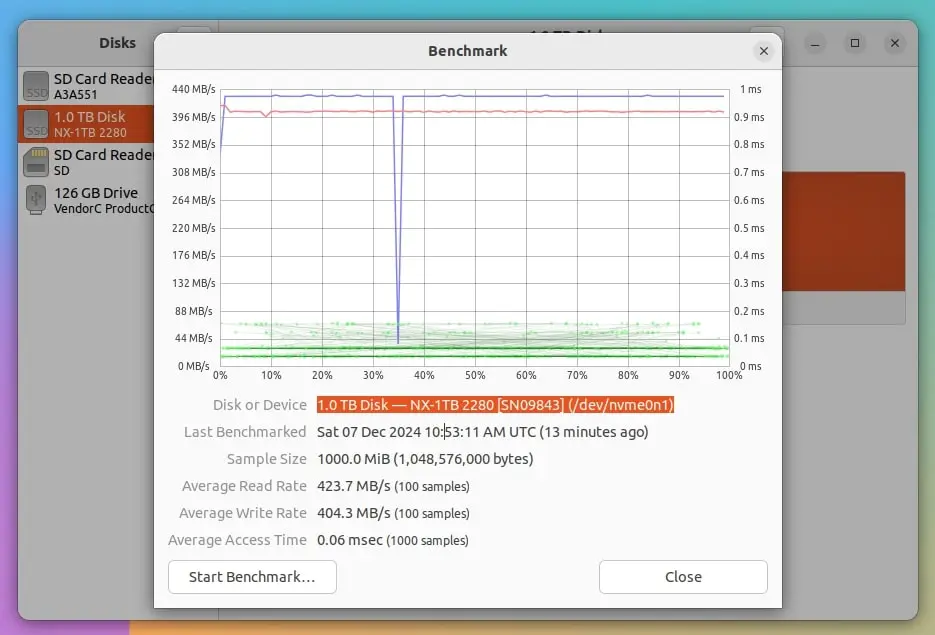 Orange Pi 4 NVMe Test 7