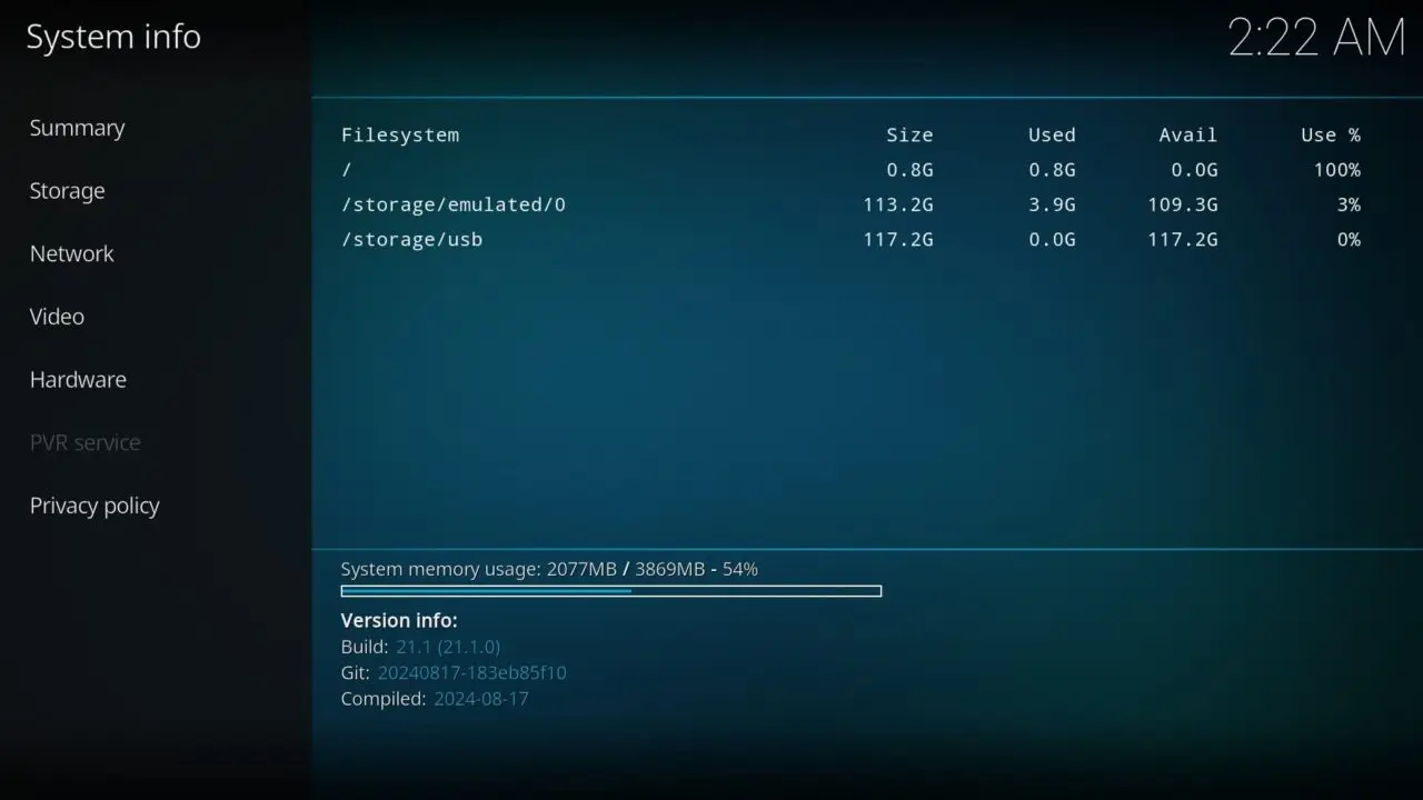 Orange Pi 4A Kodi 2