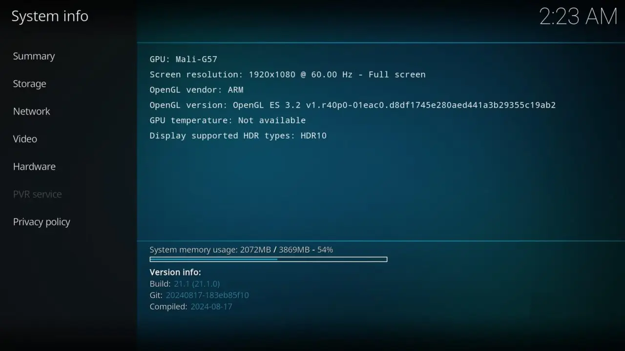 Orange Pi 4A Kodi 3