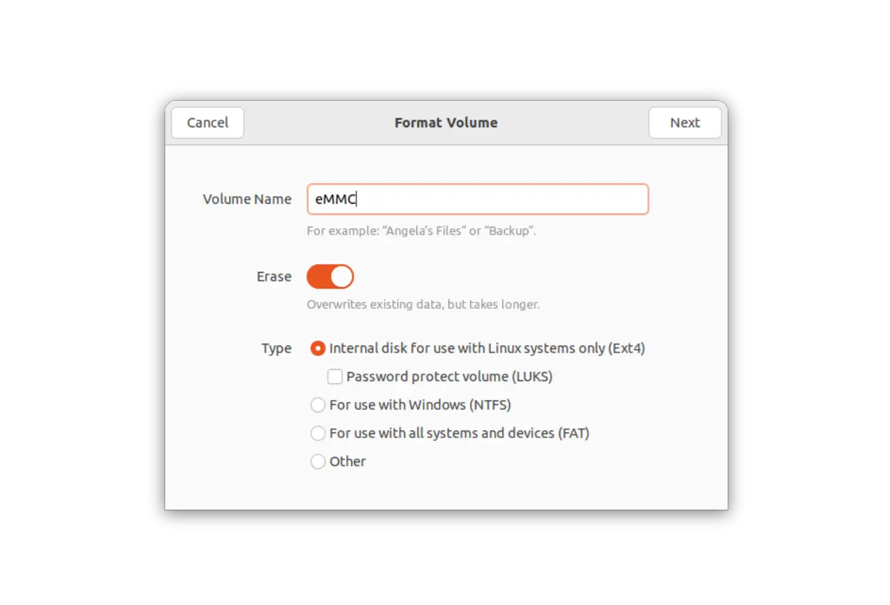 Orange Pi 4A MMC Test 2
