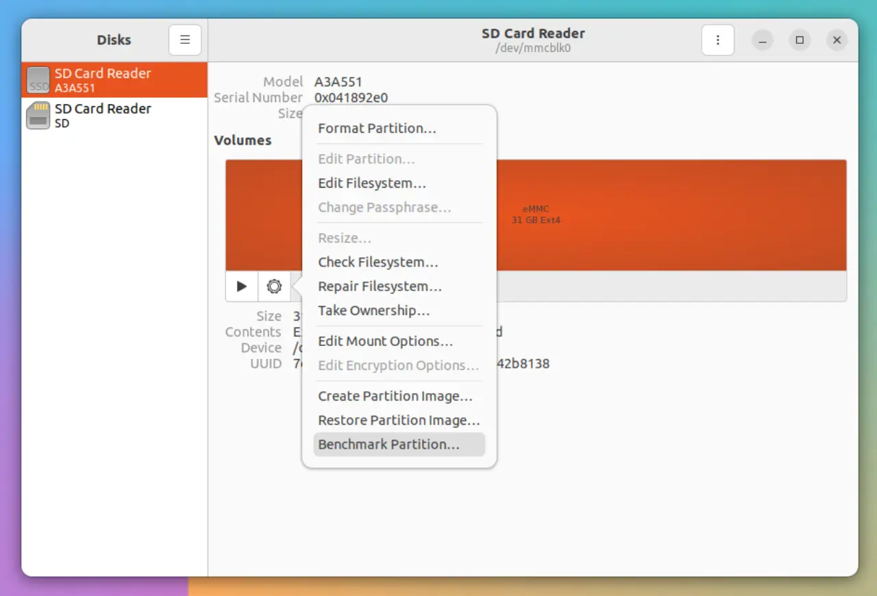 Orange Pi 4A MMC Test 4