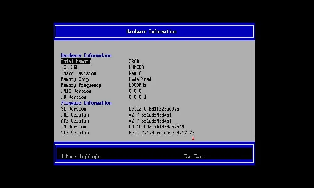 OPi 6 Plus Bios 4