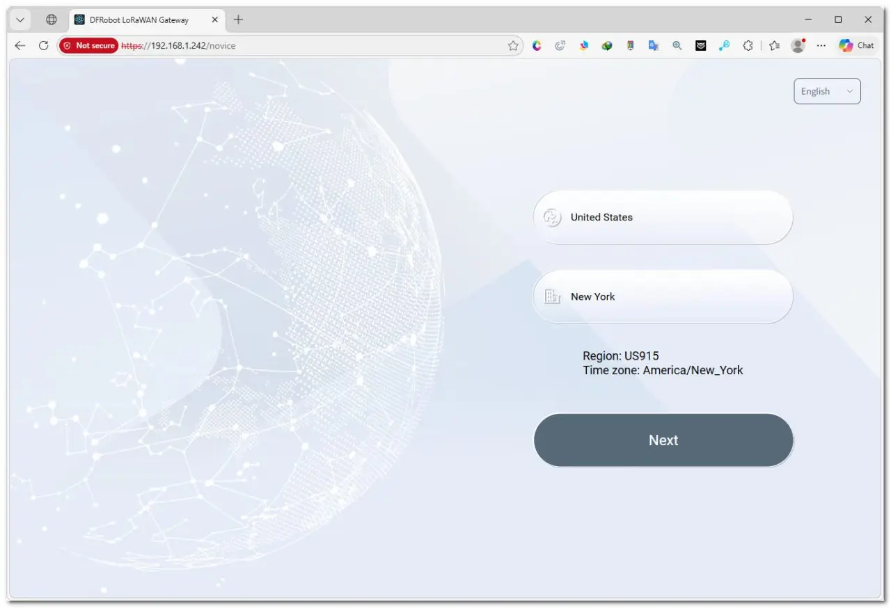 DFRobot LoRaWAN Gateway