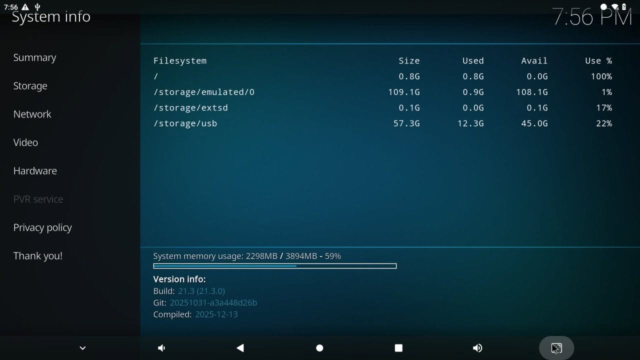 OPi Zero 3W Kodi 2
