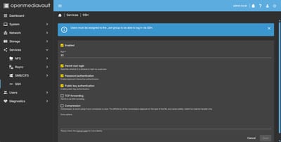 NestDisk Openmediavault