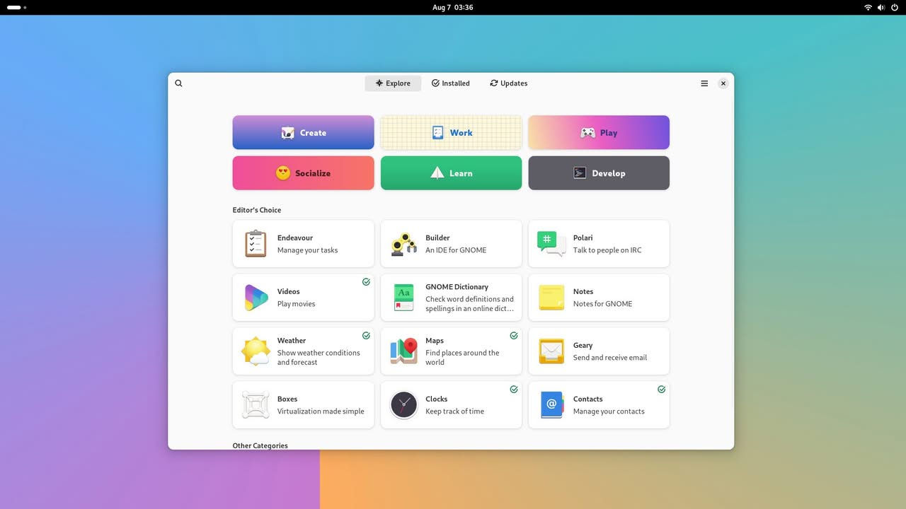 User interface of the Orange Pi 6 showcasing various applications for productivity and entertainment.