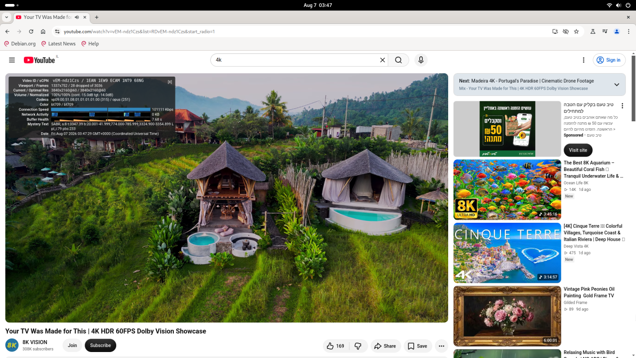 A scenic view of two thatched-roof huts with pools, set in lush greenery, showcasing the capabilities of the Orange Pi 6.